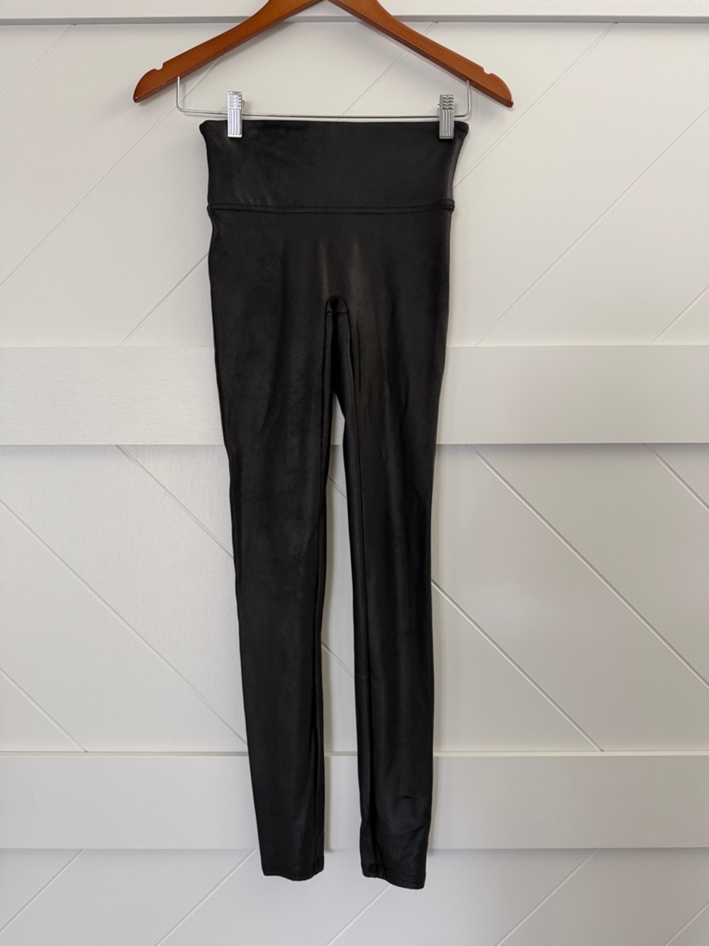 Spanx - Black Faux Leather Leggings